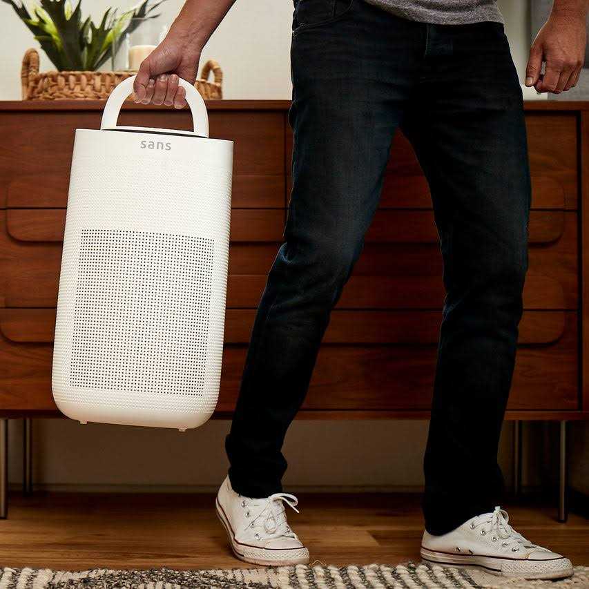Sans HEPA 13 Air Purifier White 1560ft² Ultra-Quiet Home Air Purifier