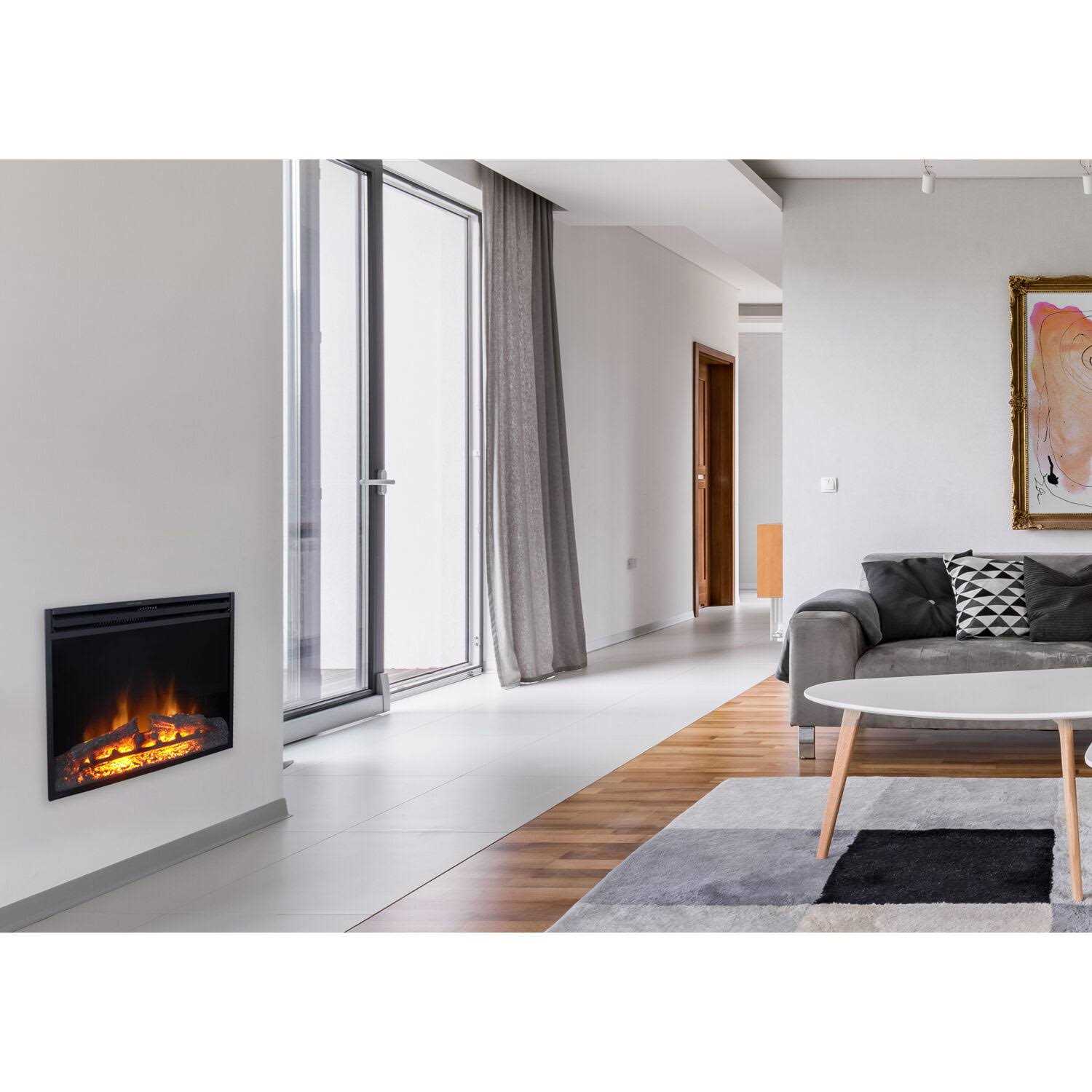 Cambridge 25 In. Freestanding 5116 BTU Electric Fireplace Insert with Remote Control