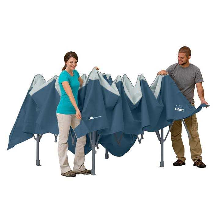 Ozark Trail 14′ x 14′ Instant Lighted Canopy for Camping