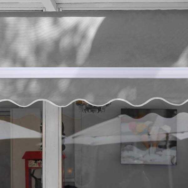 Manual Retraction Slope Patio Awning Veikous