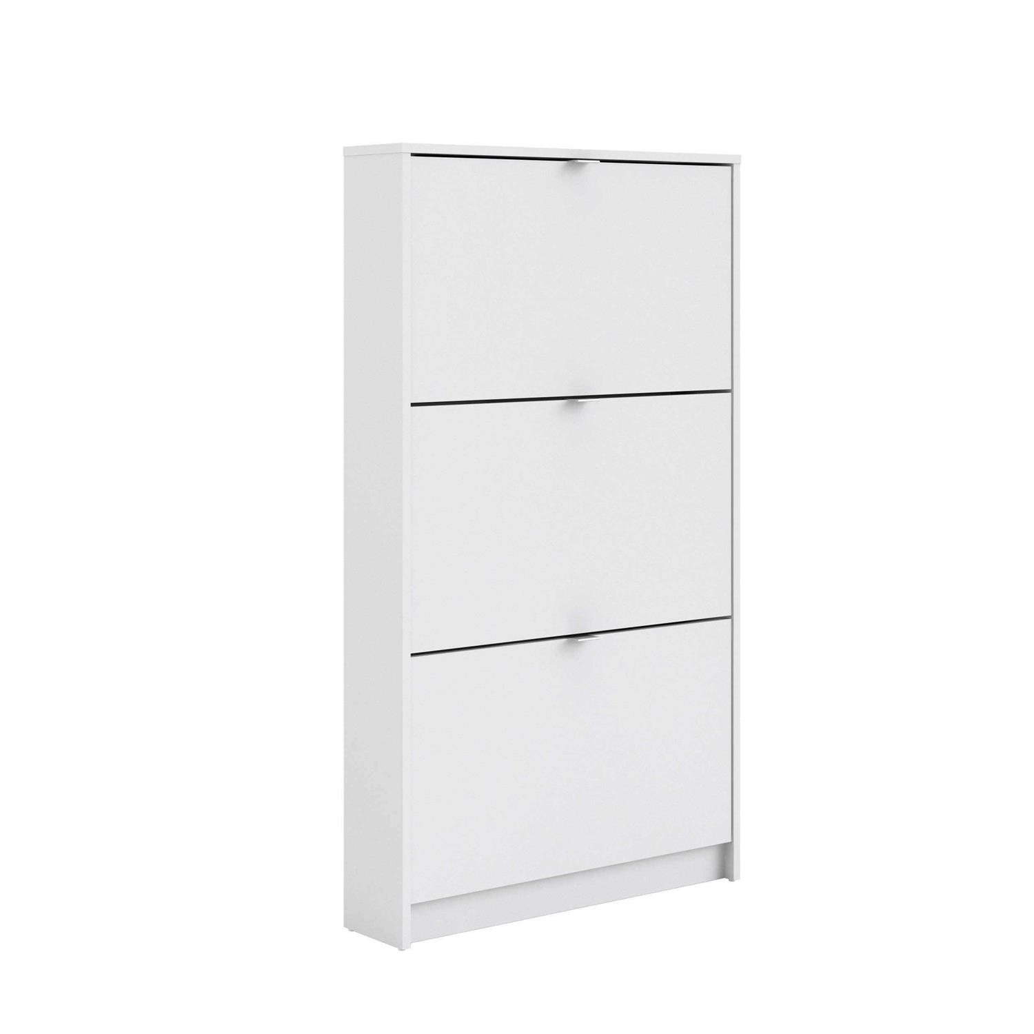 Tvilum Bright 3 Drawer Shoe Cabinet