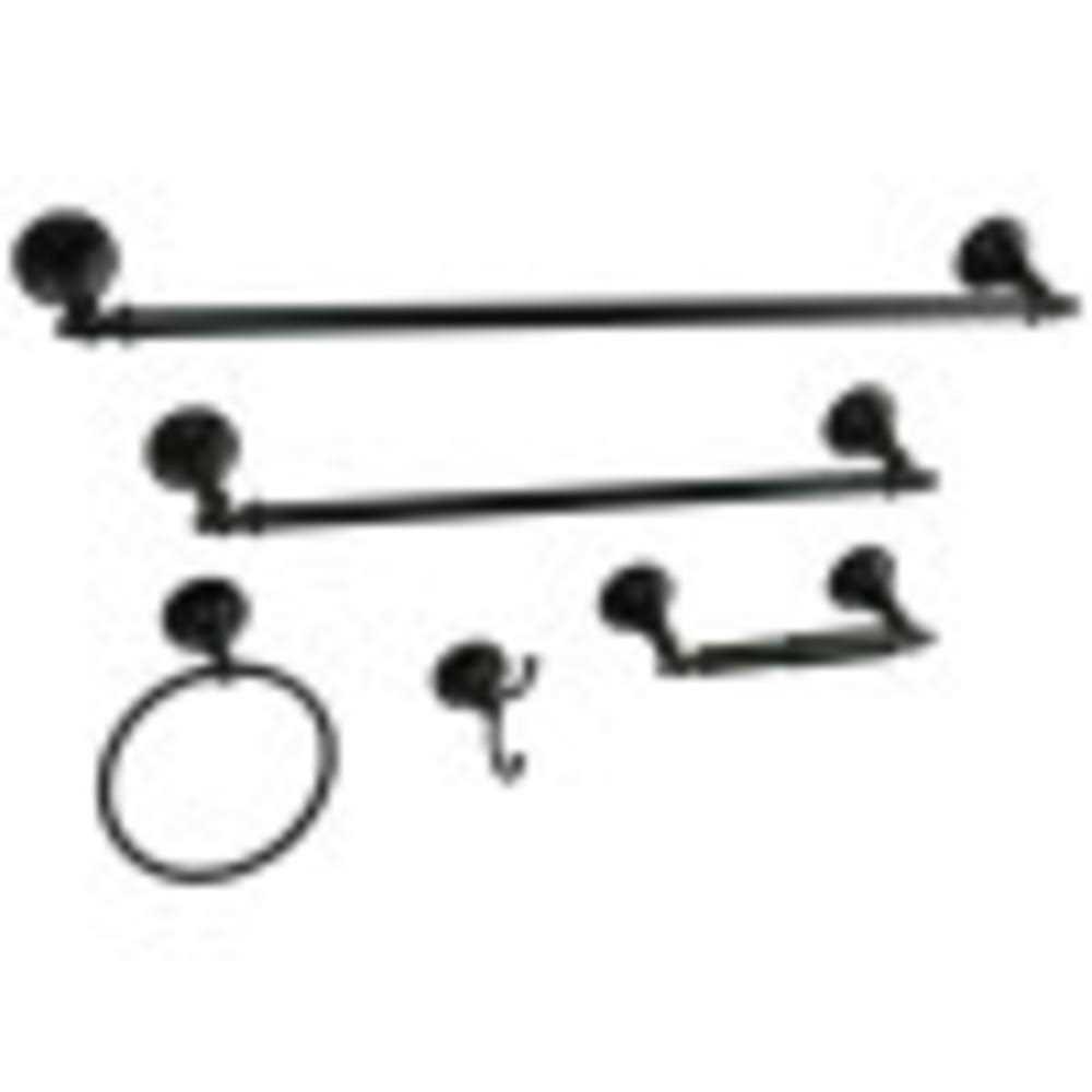 Kingston Brass Naples 5-Piece Bathroom Accessory Set BAHK1612478ORB