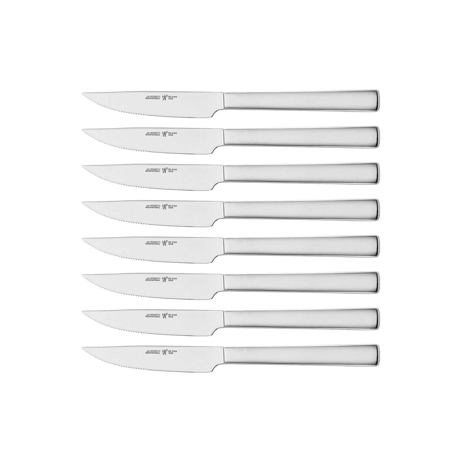 J.A. Henckels International 8 pc. Stainless Steel Steak Knife Set