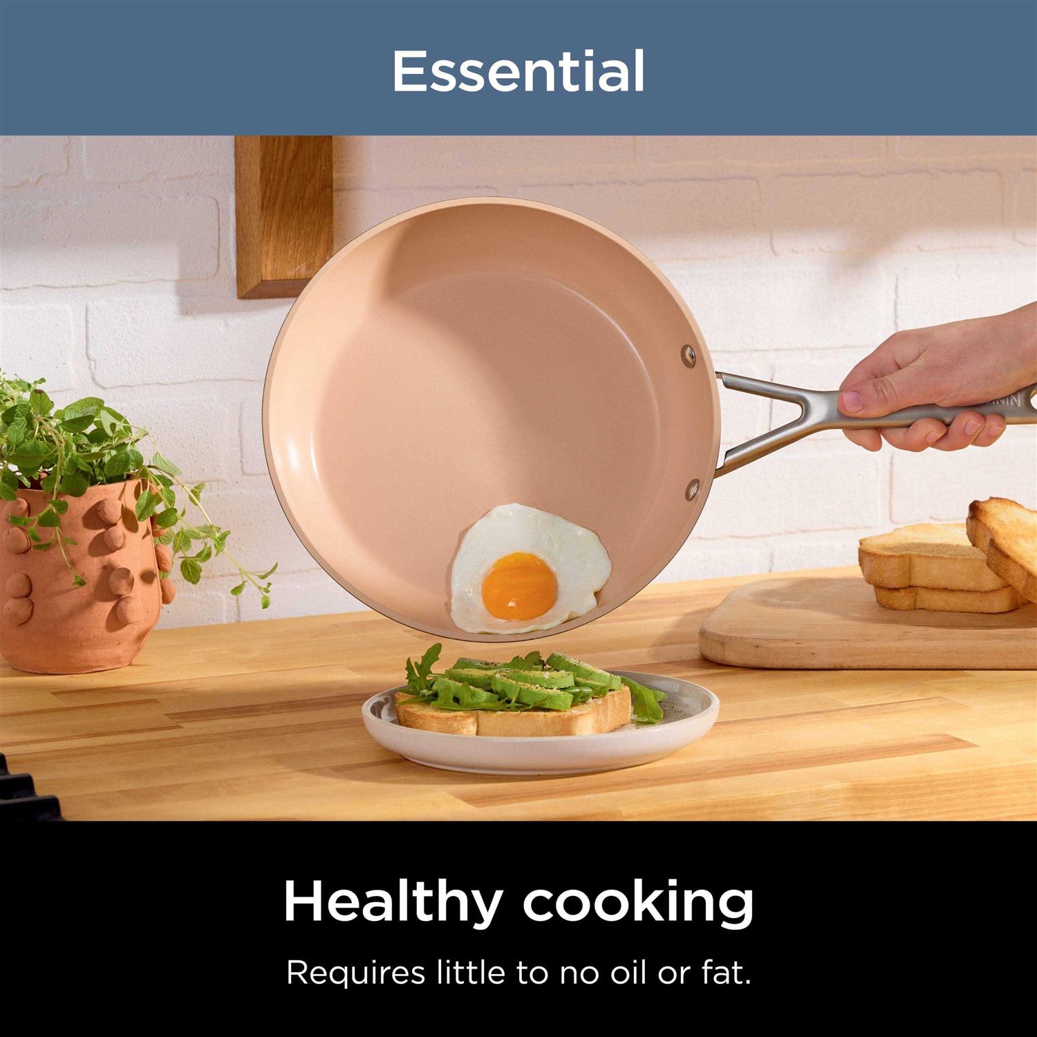 Ninja Extended Life Essential Ceramic 12-Piece Cookware Set