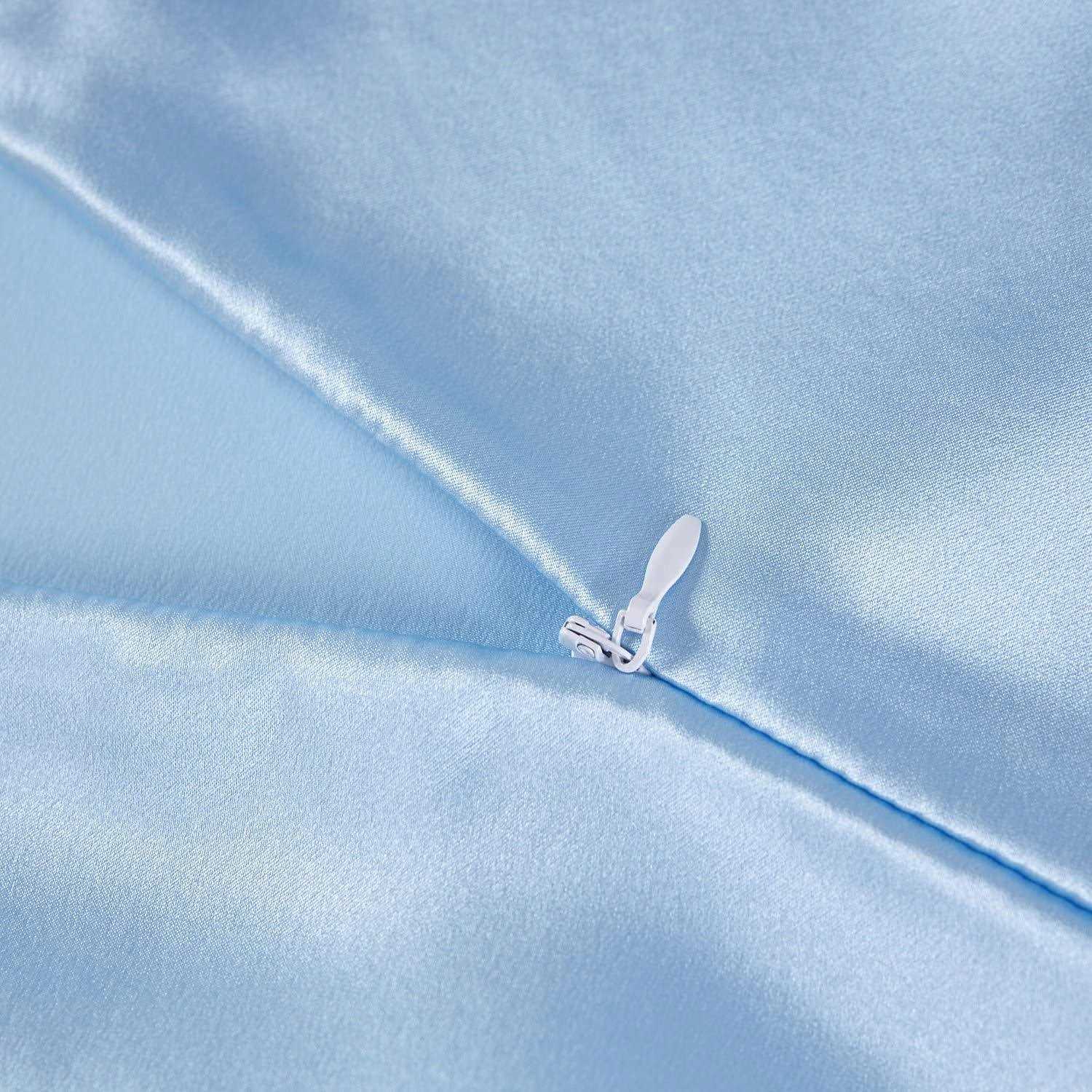 Natural Mulberry Silk Pillowcase for Hair and Skin Size Case with Hidden Zipper Soft Breathable Smooth Cooling Silk Pillow Covers