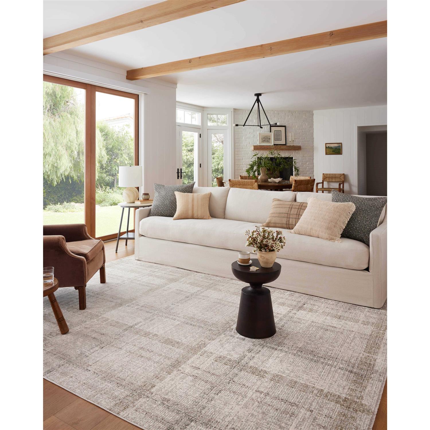 Angela Rose x Loloi Ivory Ember EMB-04 Area Rug