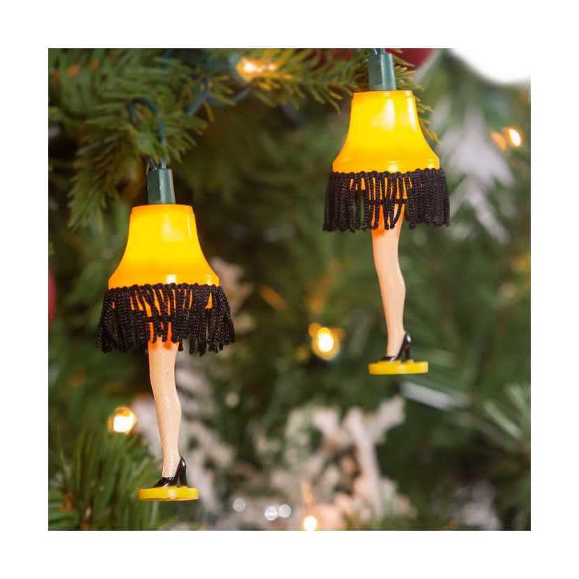 A Christmas Story Kurt Adler UL 10-Lights Leg Lamp Light Set