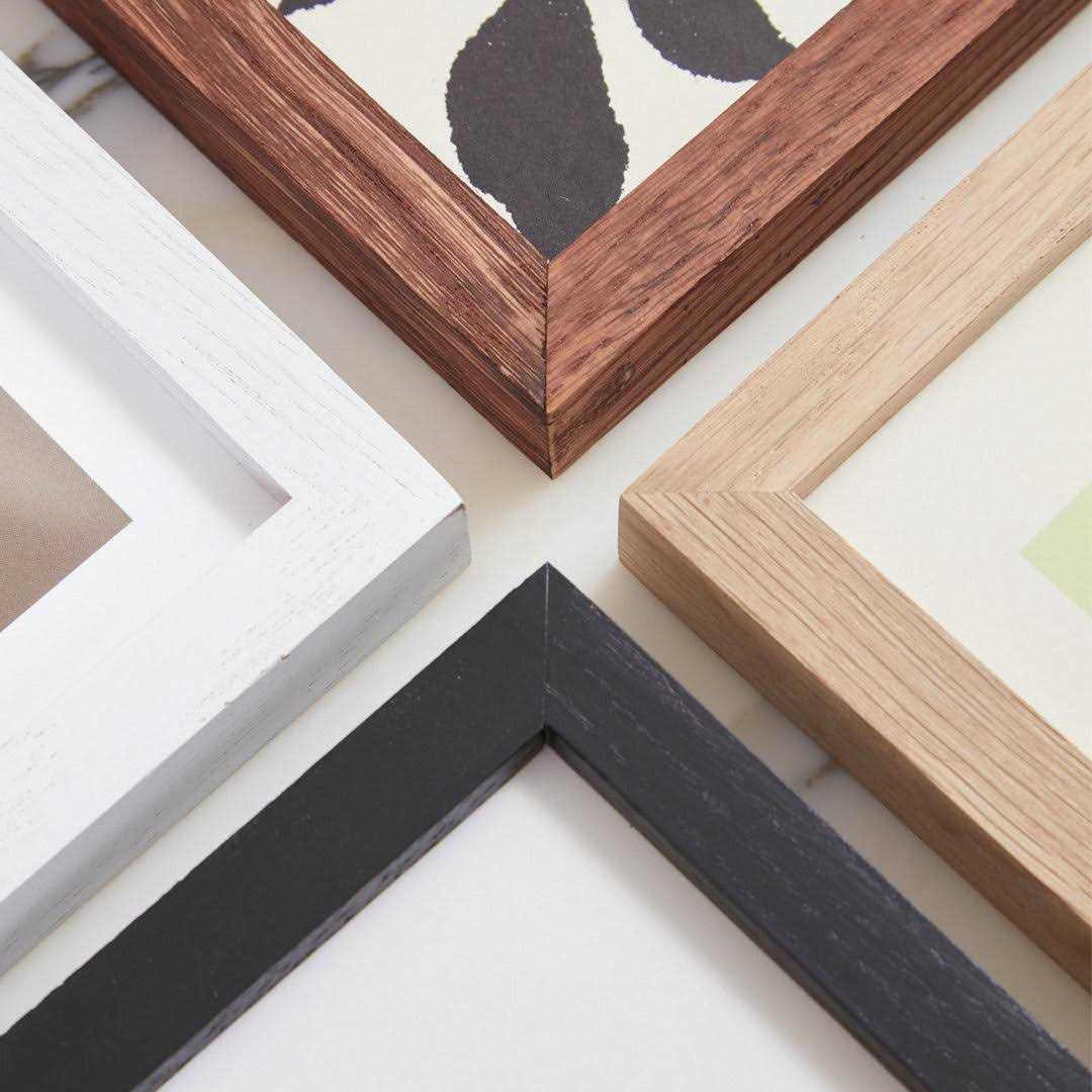 Opposite Wall Solid Oak Wood Picture Frame Poster Frame Wall Photo Frame