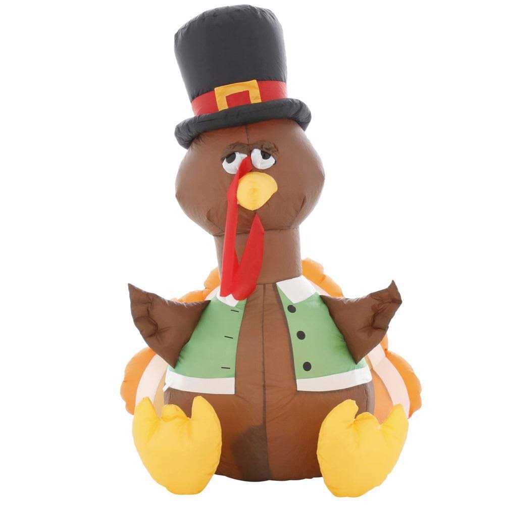 Gemmy Airblown Iatable Outdoor Happy Turkey