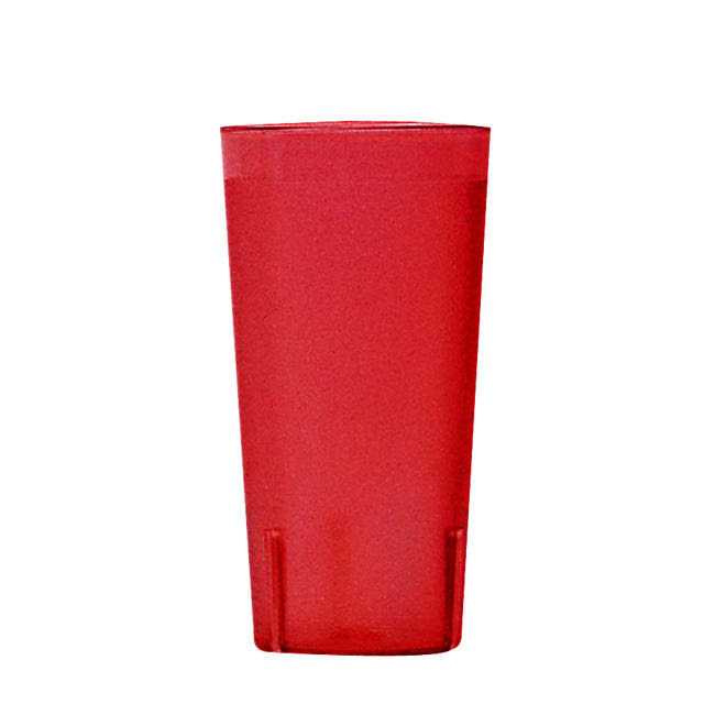Cambro 2000P156 Colorware 22 Oz. Ruby Red Plastic Tumbler