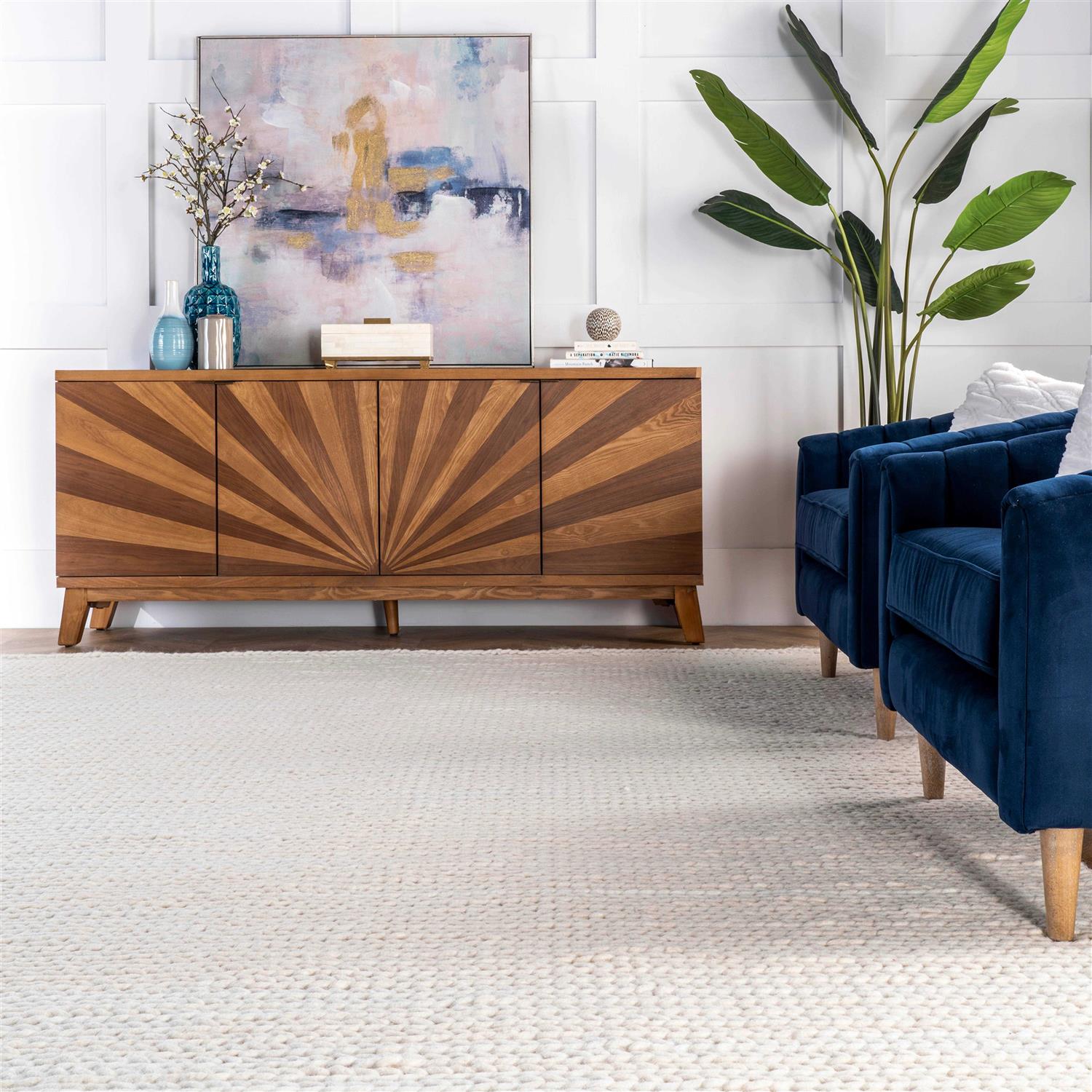 Nuloom Chunky Woolen Cable Rug