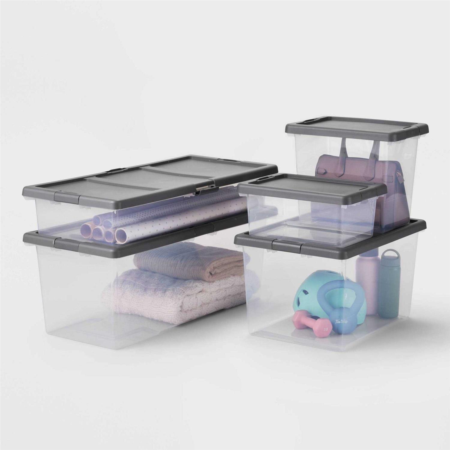 Brightroom Latching Clear Storage Box