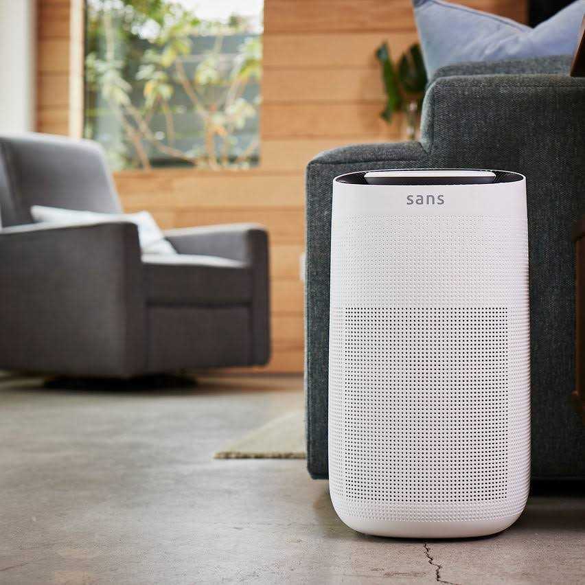 Sans HEPA 13 Air Purifier White 1560ft² Ultra-Quiet Home Air Purifier