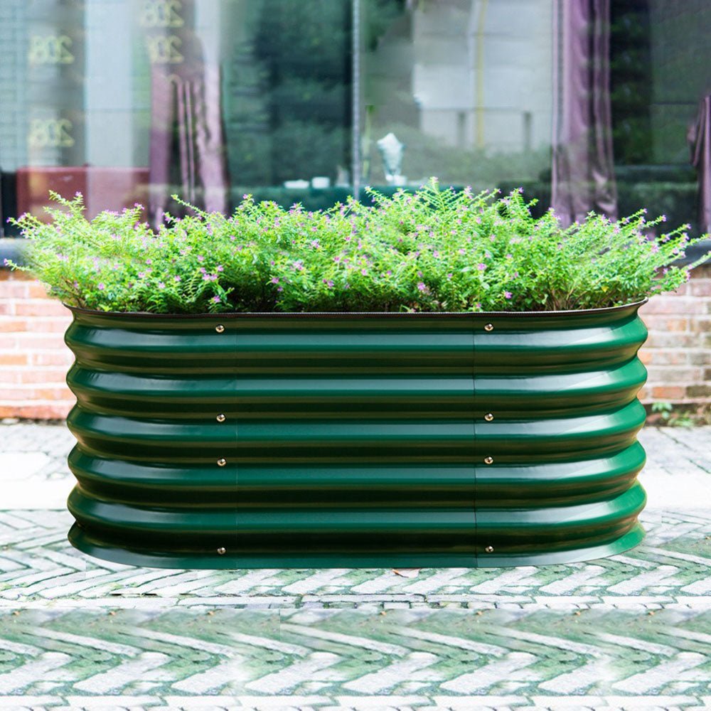 17″Tall 3.5’x2′ Metal Raised Garden Beds (2 in 1)