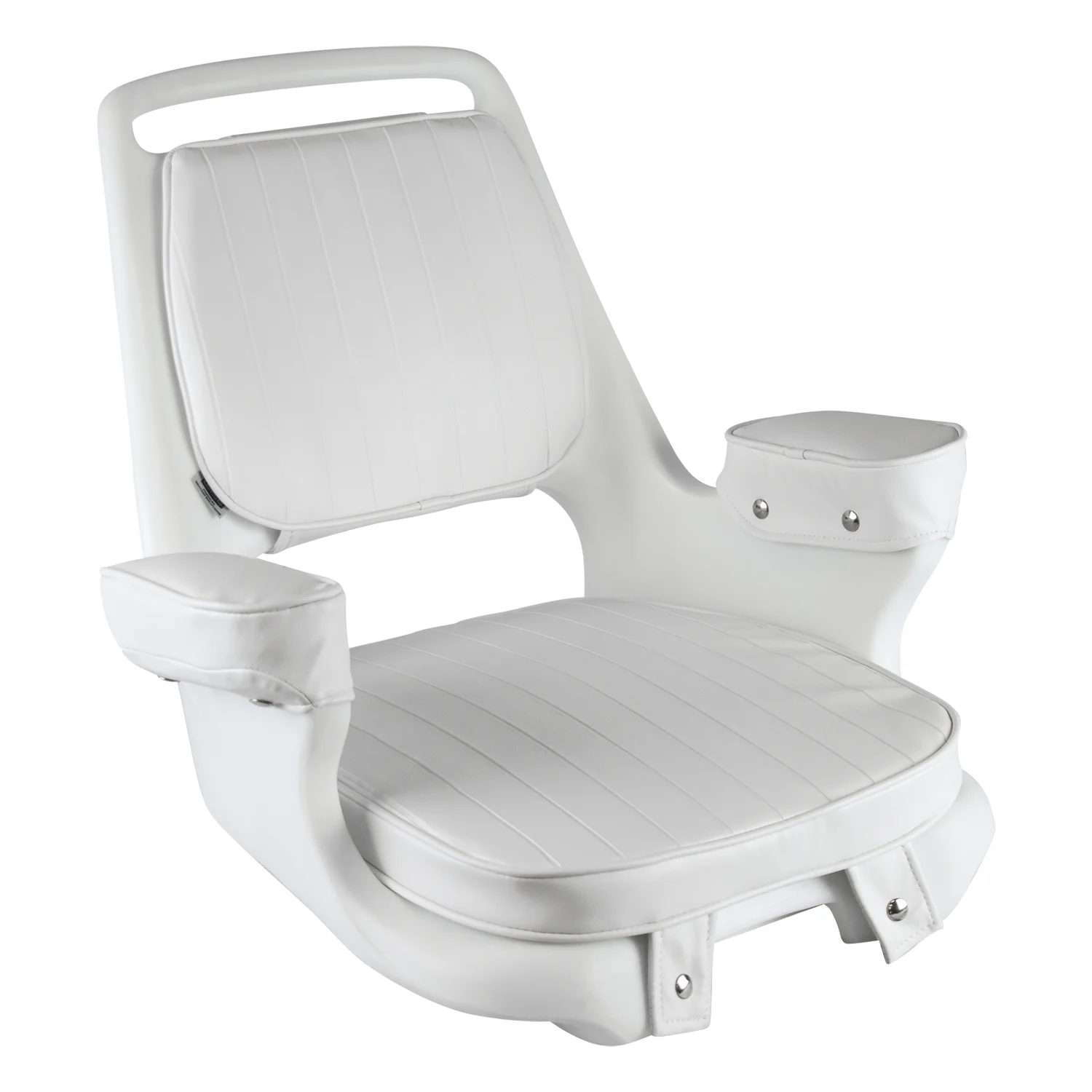 Wise 8WD1007-3-710 Captain’s Chair with Cushion Set and Mounting Plate Boat Seats