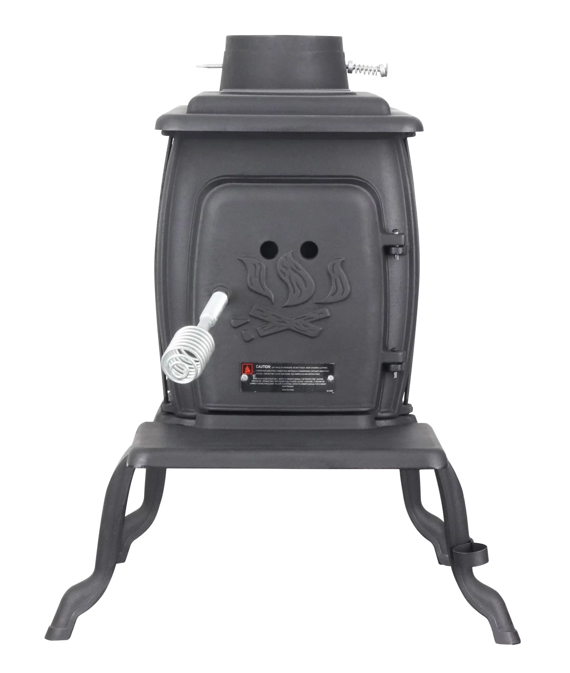 US Stove 900 Sq. ft. Cast Iron Wood Stove
