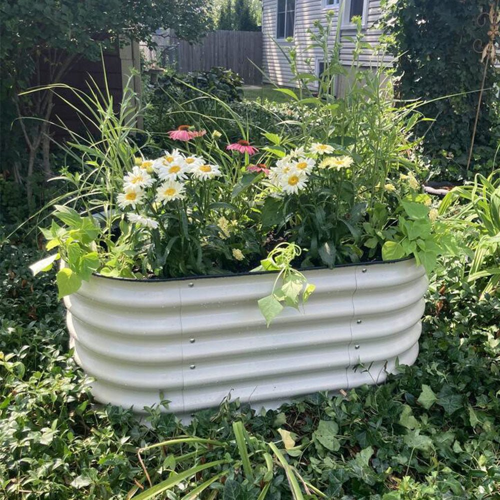 17″Tall 3.5’x2′ Metal Raised Garden Beds (2 in 1)