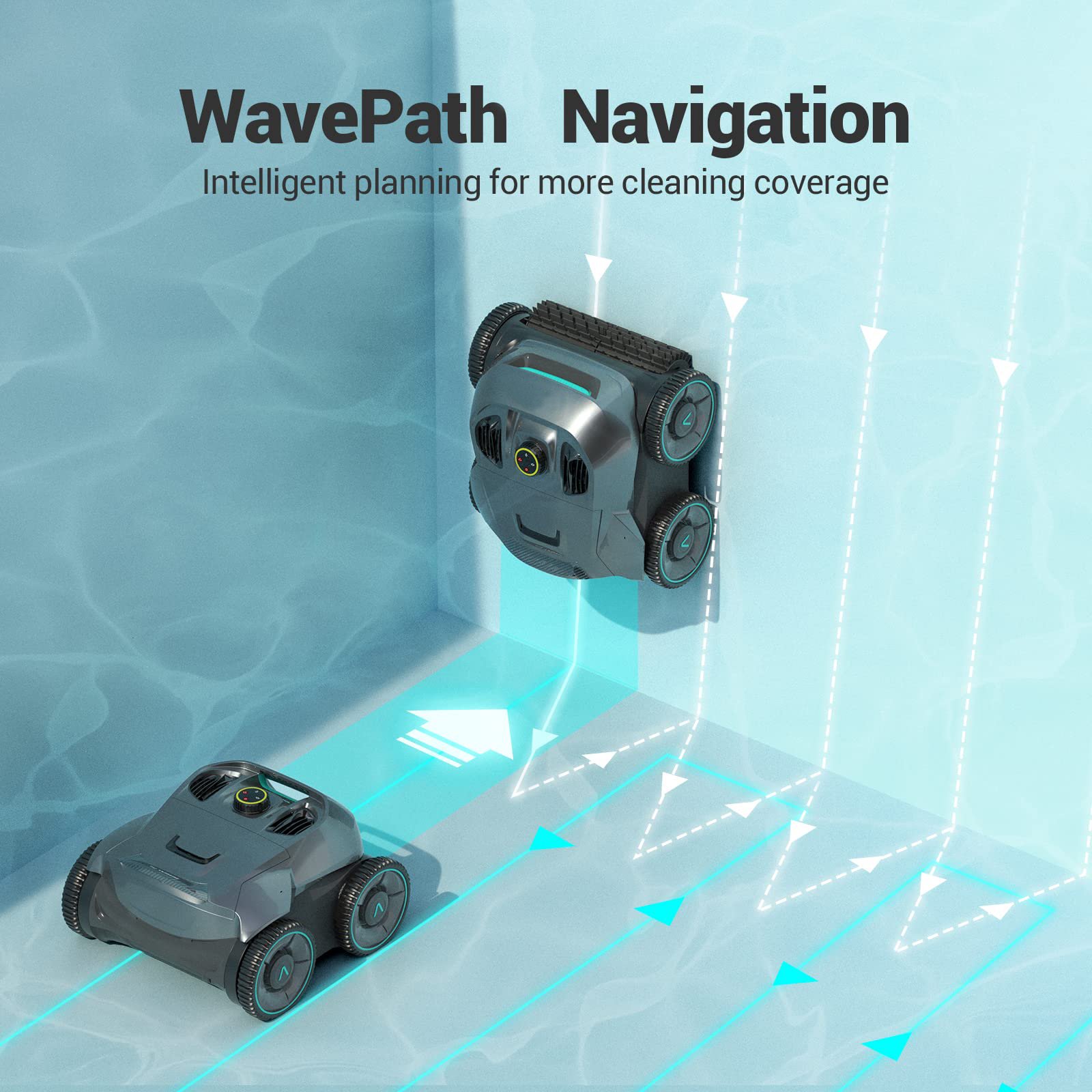 (2024 Upgrade) Cordless Robotic Pool Cleaner