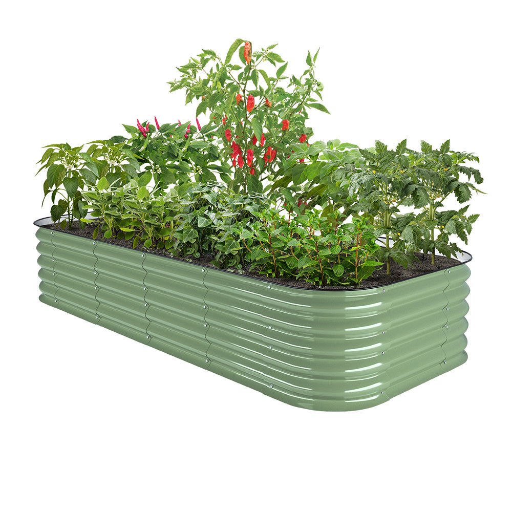 17&” Tall 8’x4′ Metal Raised Garden Beds (10 in 1)
