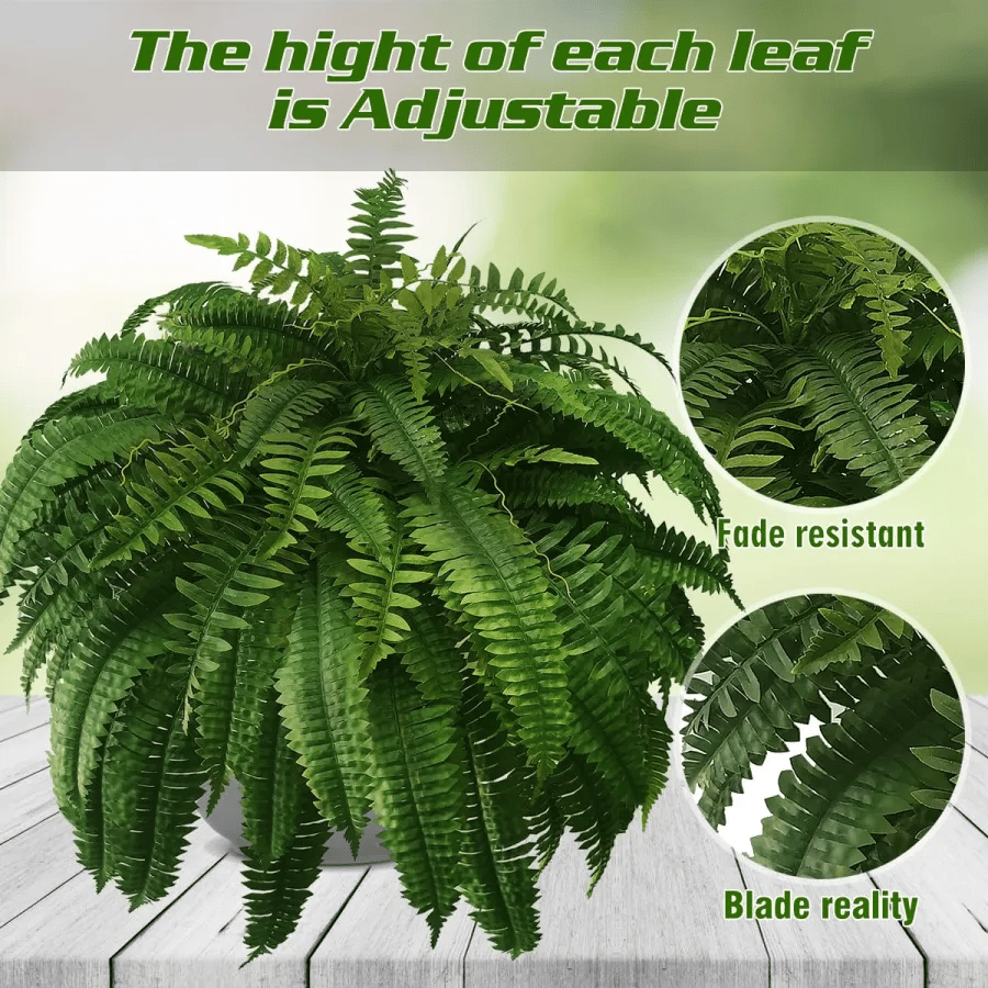 ✨This Week’s Special Price $22.99💥UV Resistant Lifelike Artificial Boston Fern