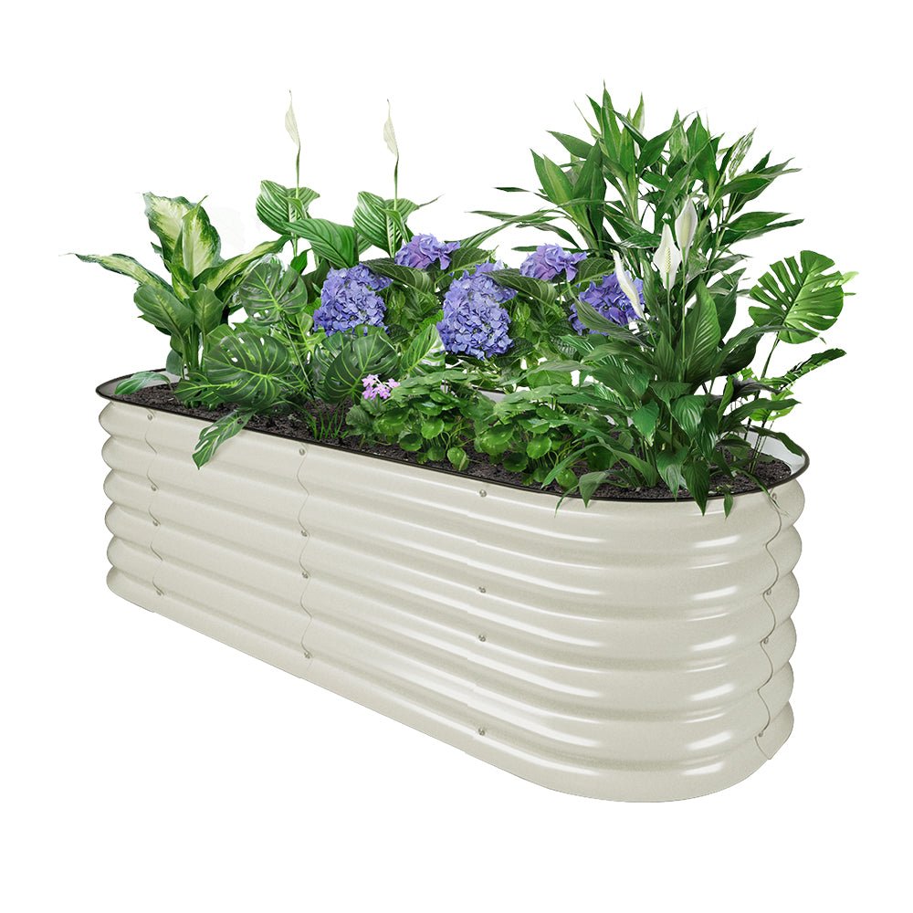 17″ Tall 5’x2′ Metal Raised Garden Beds (4 in 1)