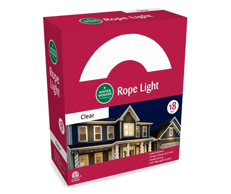 18′ Clear Rope Light