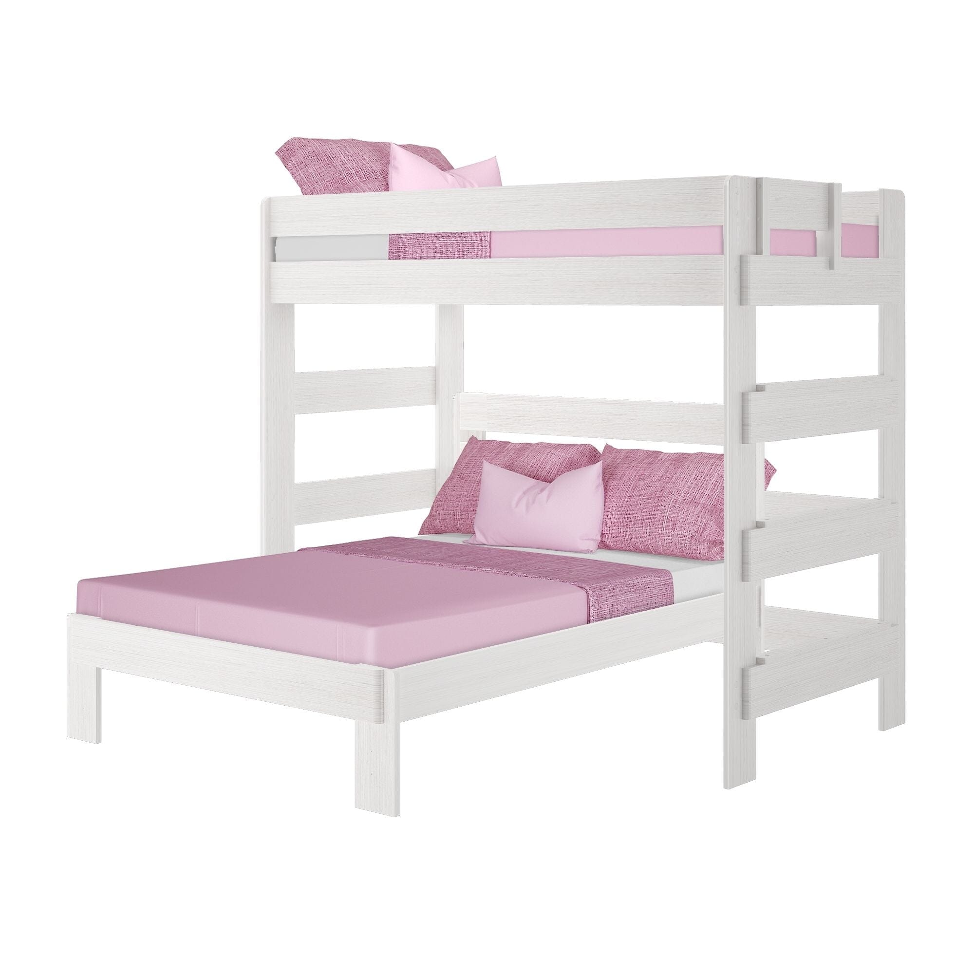 🎄Store Closing Sale💖Modern Farmhouse Twin over Full L-Shaped Bunk Bed
