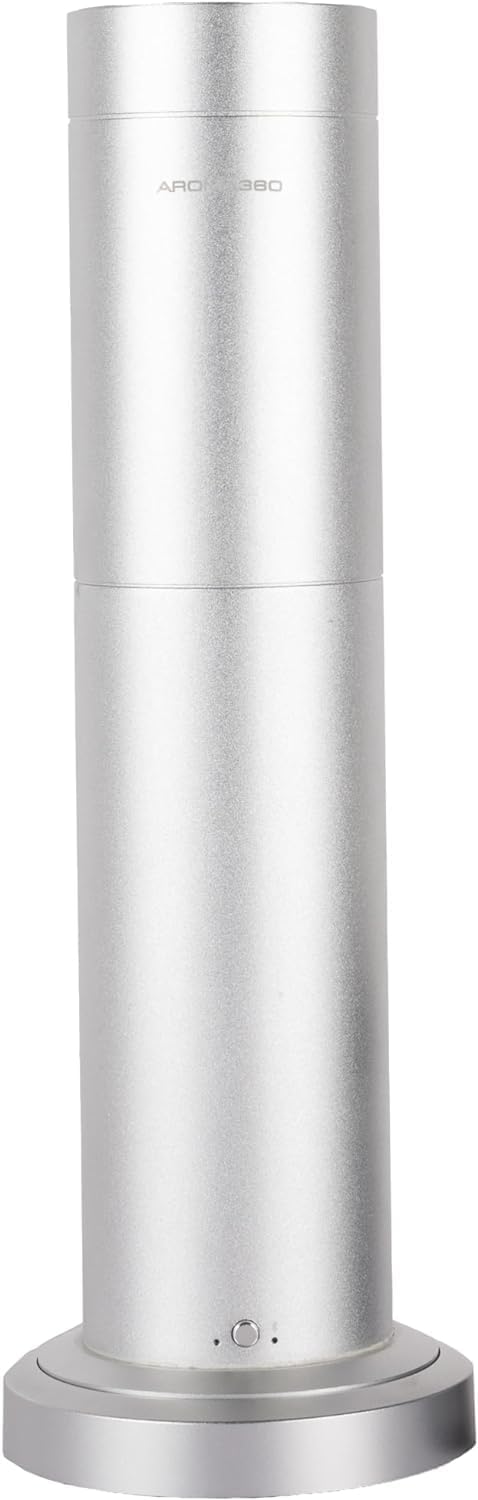 Wireless Pro Essential Oil Diffuser – 600 sq ft Coverage – Cordless & Portable with Remote – Aromatherapy Scent Diffuser – Home, Spa, Office & Business – Air Freshener – Midnight Black