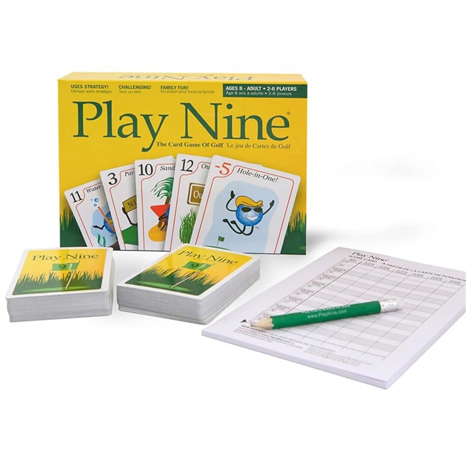 Tysmin Family Games Laoniu Fun Golf-Inspired Card Game Elements Great For Family & Friends Gatherings