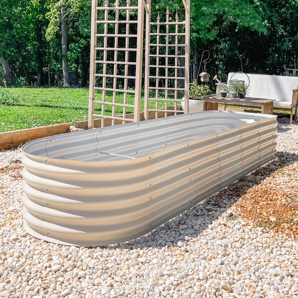 17&” Tall 8’x4′ Metal Raised Garden Beds (10 in 1)