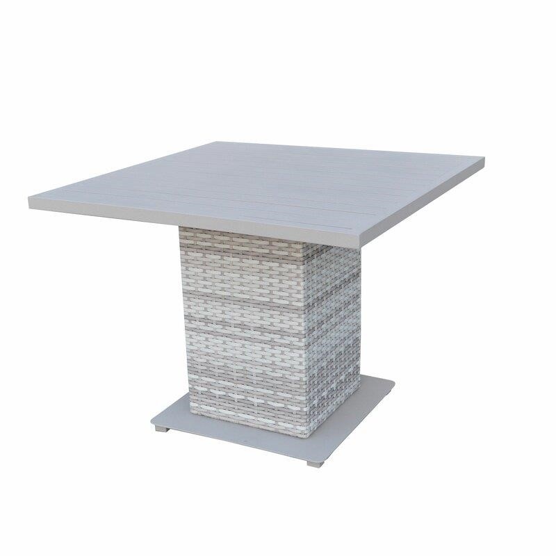 Waterbury Square 4 – Person 39.5&” Long Dining Set with Cushions