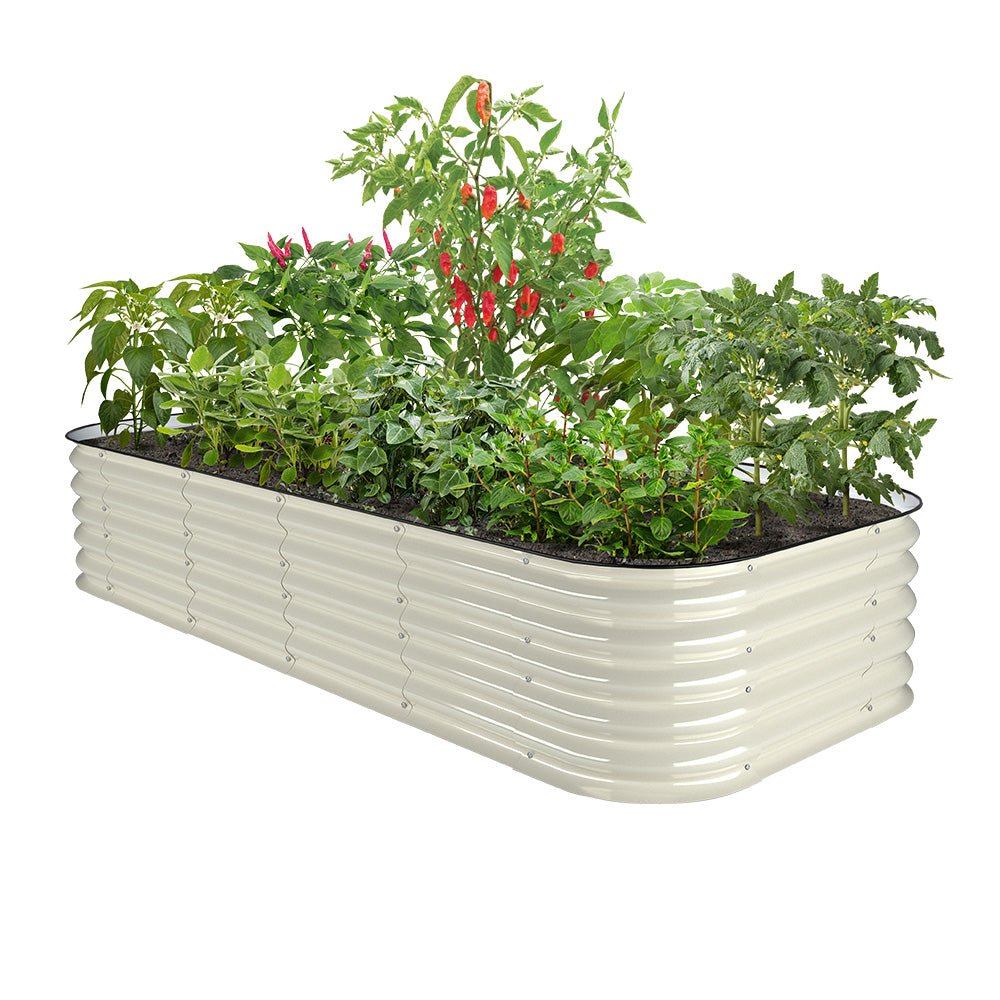 17&” Tall 8’x4′ Metal Raised Garden Beds (10 in 1)