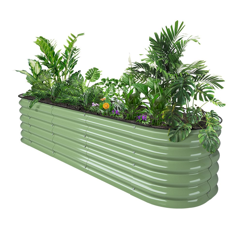 17&” Tall 6.5’x2′ Metal Raised Garden Beds (6 in 1)