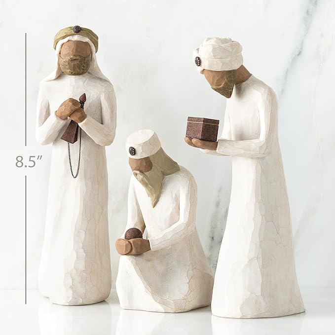 Willow Tree Nativity Starter Figures with The Three Wisemen Plus Angel, 11-Piece Set,Free shipping