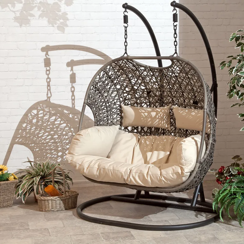 2025 Patio wicker swing chair