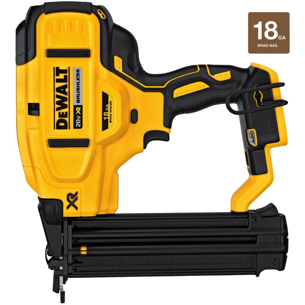 20V MAX XR Lithium-Ion Cordless 18-Gauge Brad Nailer (Tool Only) DCN680B