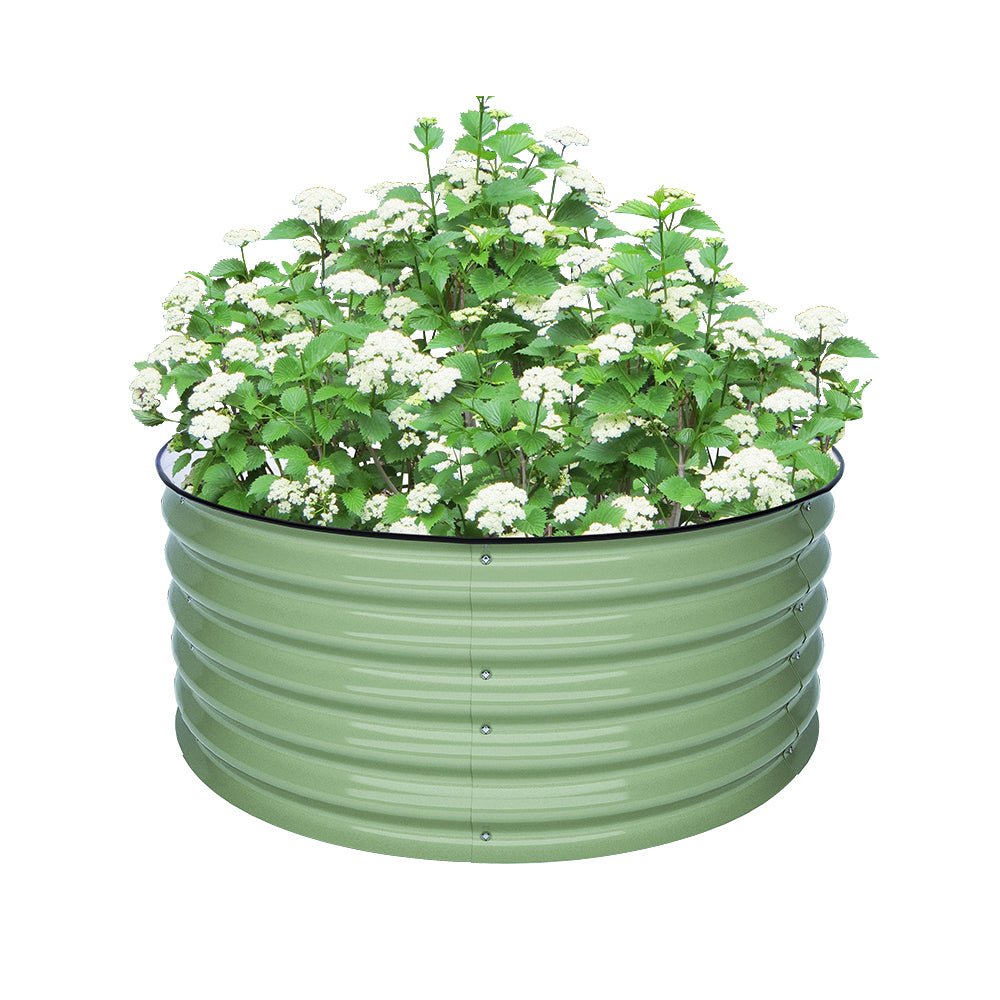 17&” Tall 42&” Round Metal Raised Garden Beds