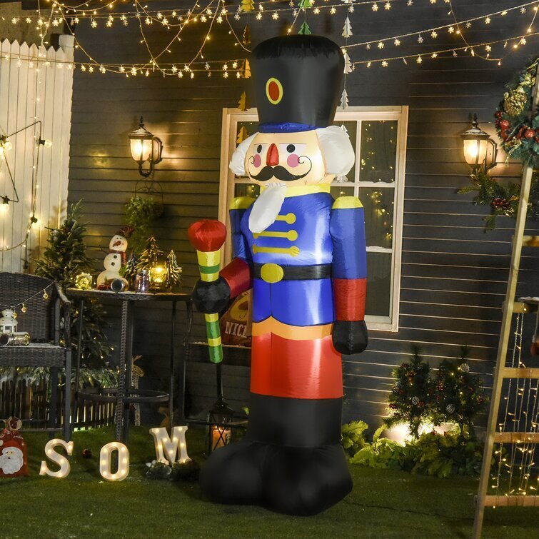 Walnut Soldier with Scepter Christmas Iatable