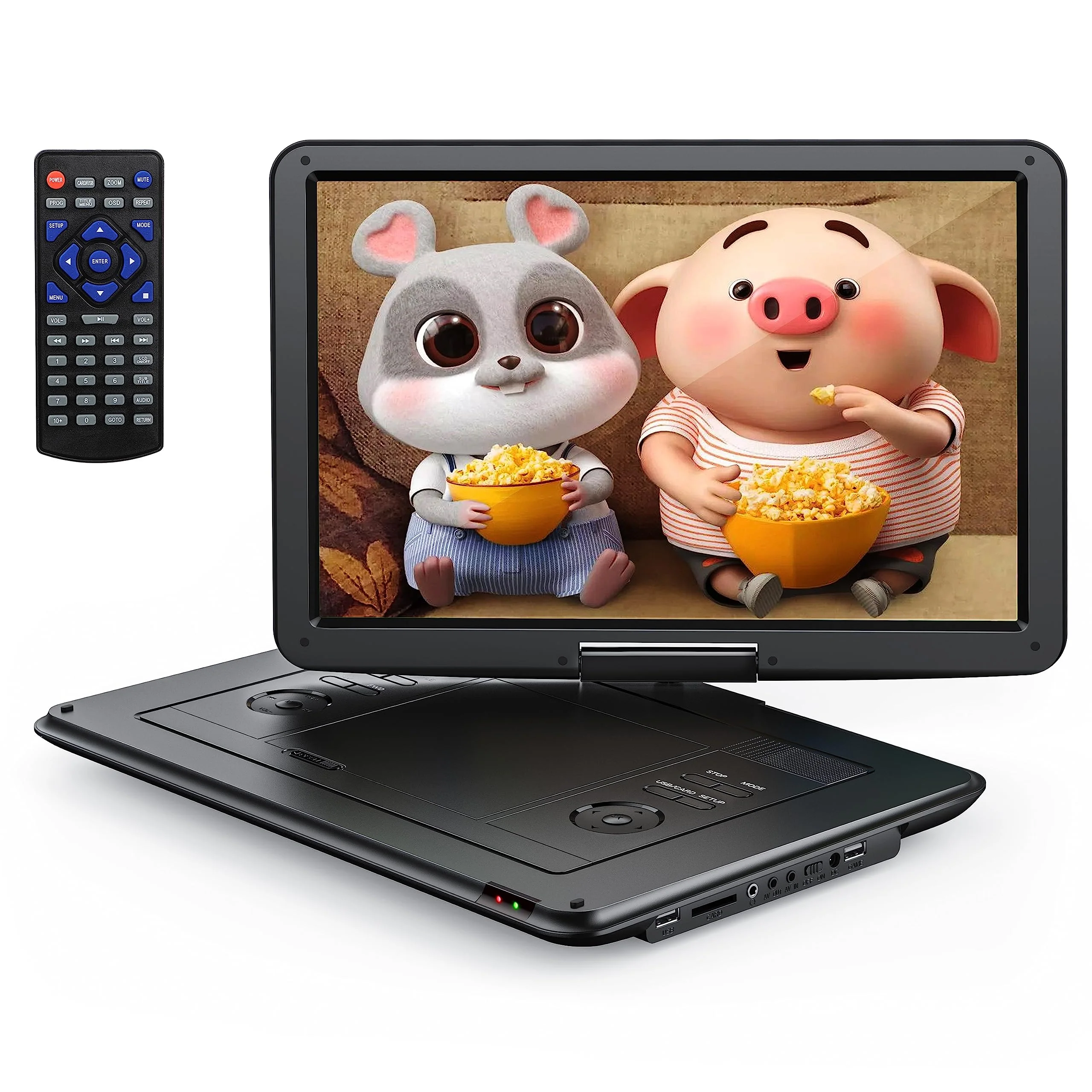 YOTON 17.5″ Portable DVD Player with 15.5″ HD Swivel Screen