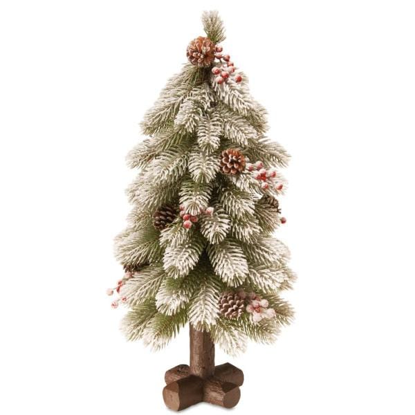 24 in. Feel-Real Snowy Bayberry Cedar Tree