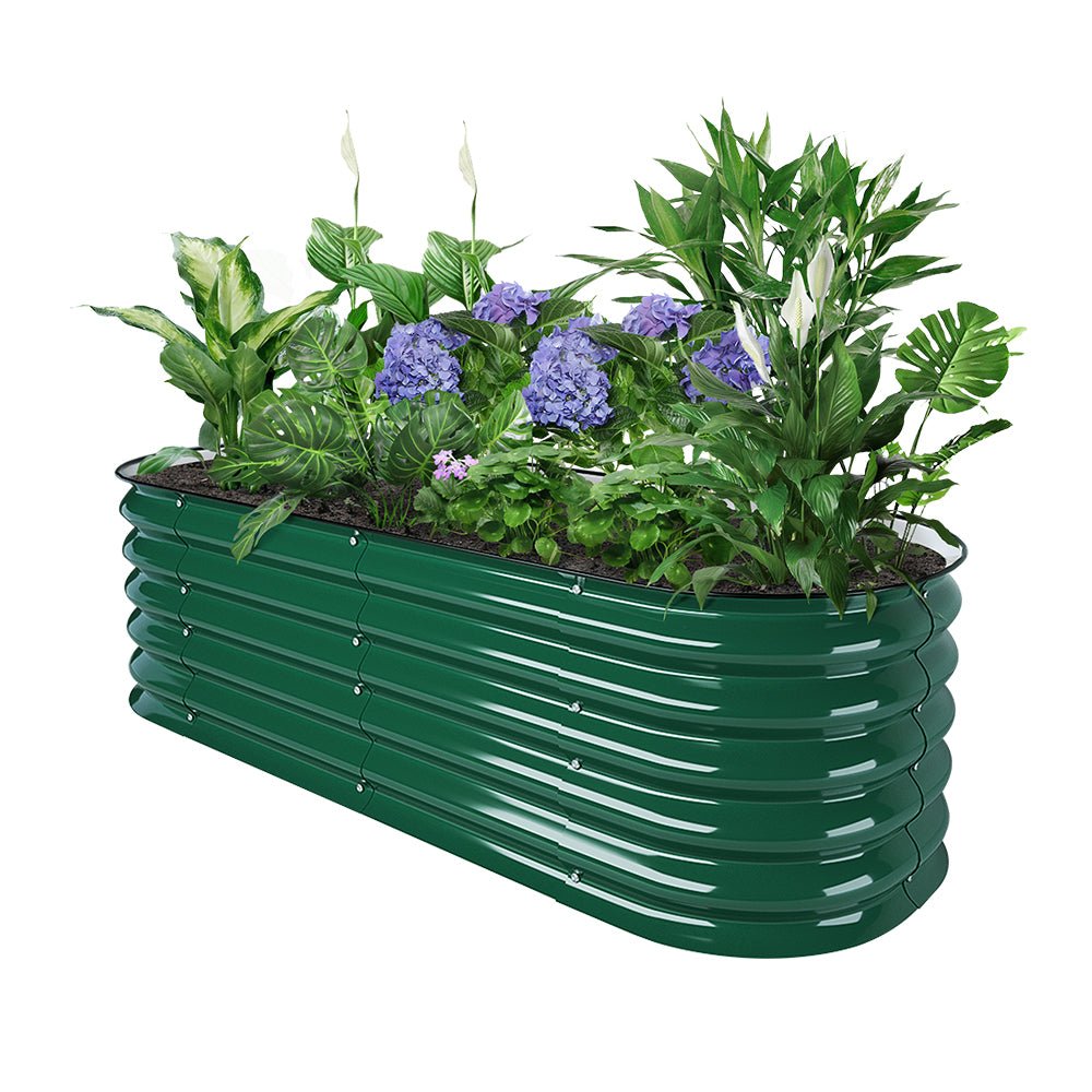 17″ Tall 5’x2′ Metal Raised Garden Beds (4 in 1)