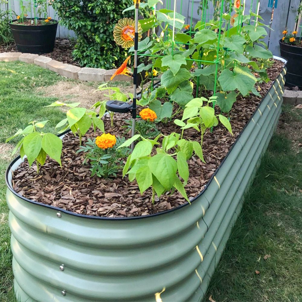 17&” Tall 8’x2′ Metal Raised Garden Beds (9 in 1)