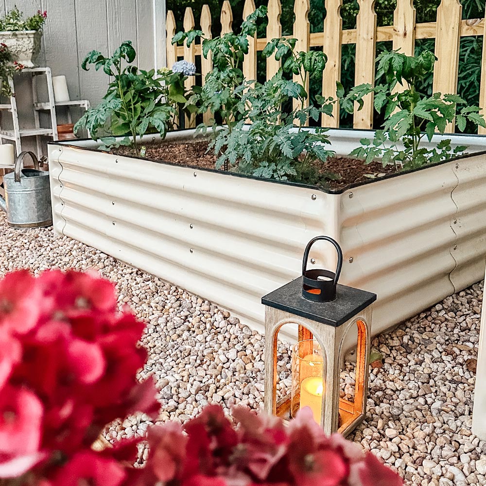 17″Tall 6.5’x2′ Rectangle Metal Raised Garden Beds (6 in 1)