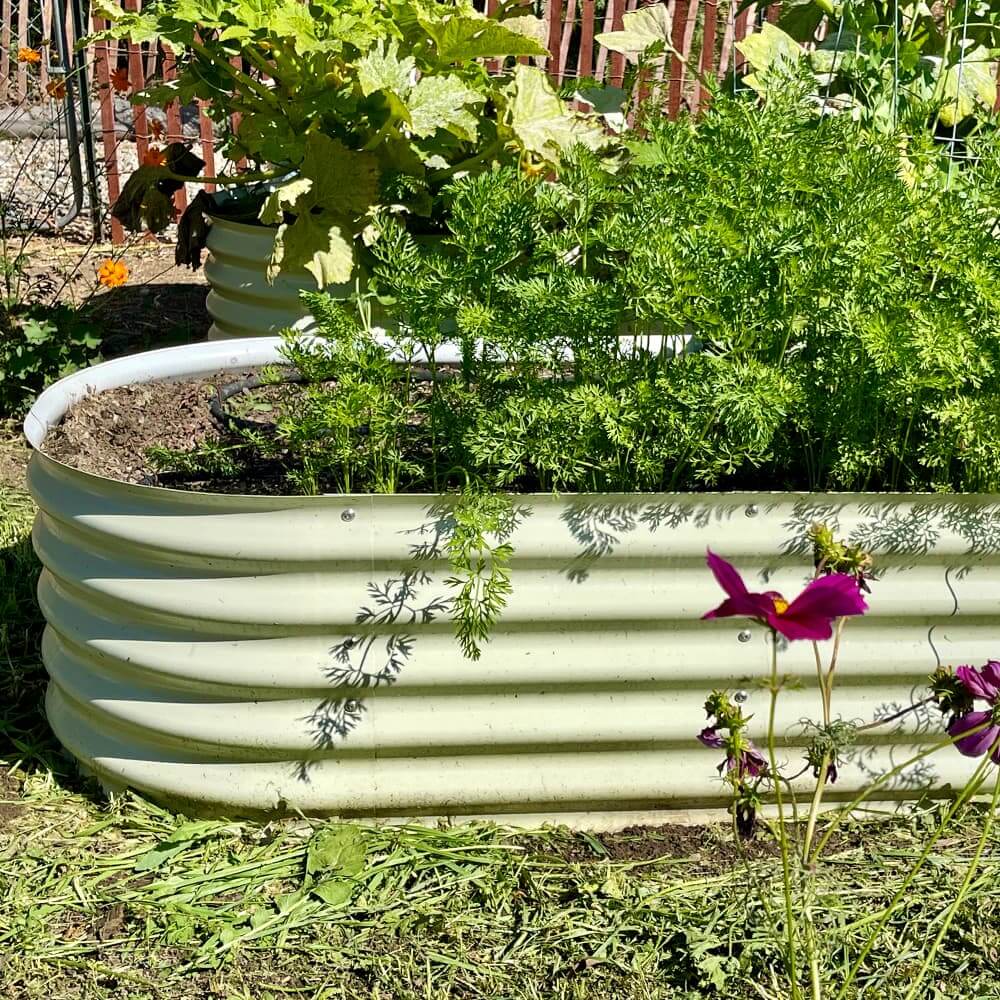 17″ Tall 5’x2′ Metal Raised Garden Beds (4 in 1)