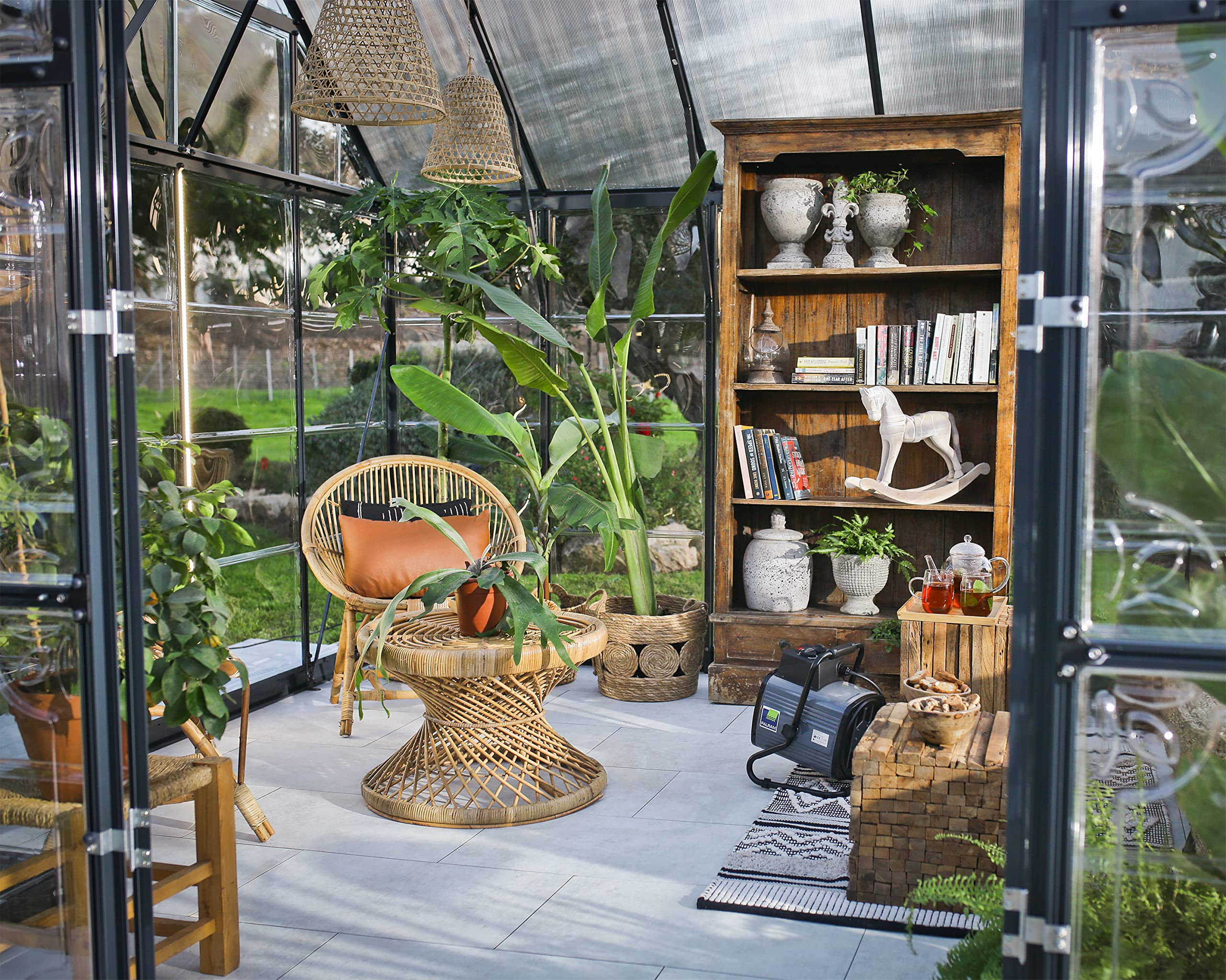 【Home&Garden】Four Season Chalet, 12 x 8 x 9, Charcoal Gray