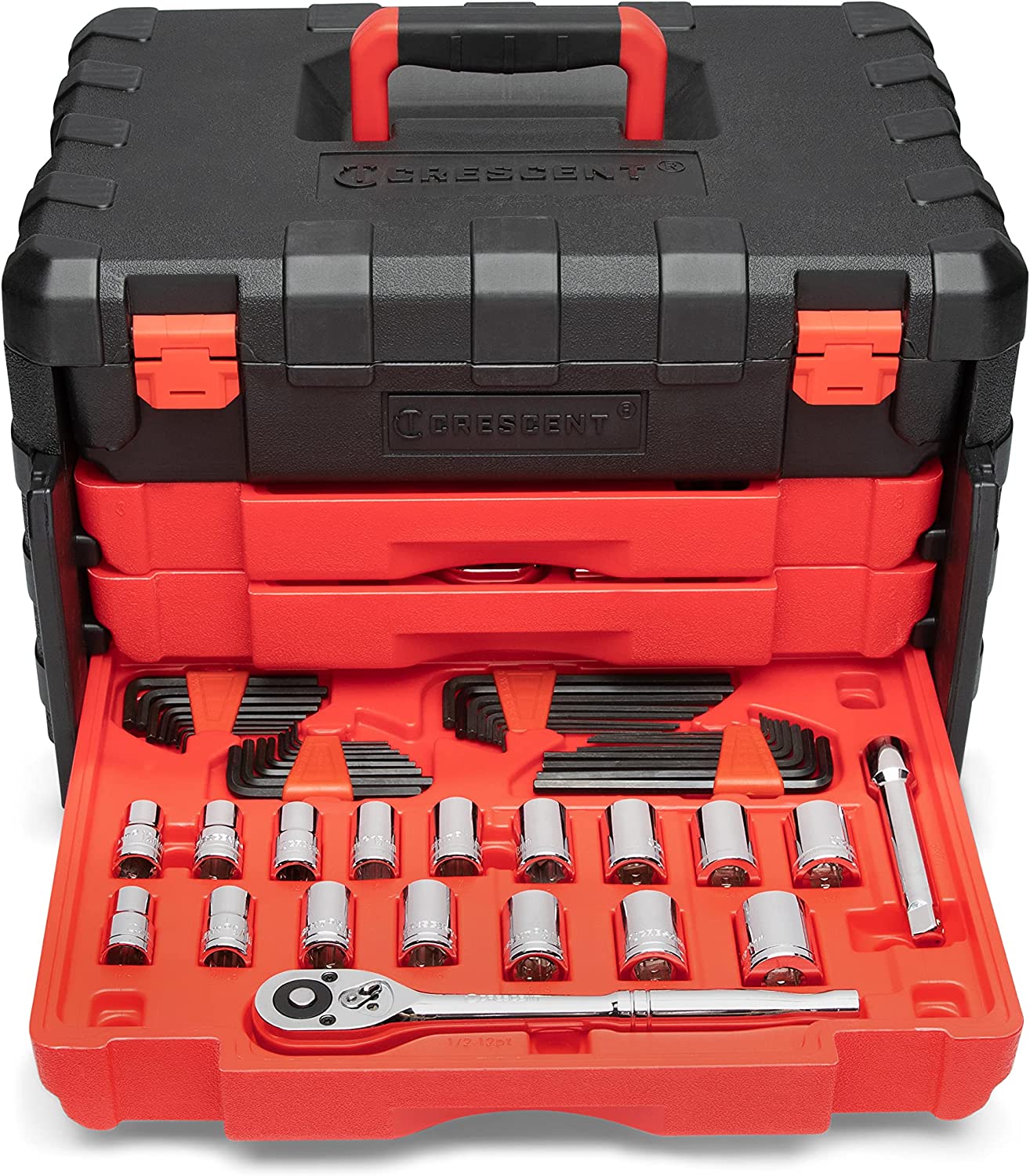 180 Pc. Professional Tool Set in Tool Storage Case – CTK180