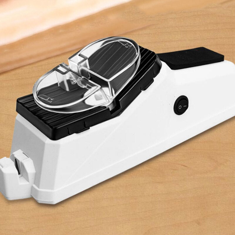 Usb Electric Knife Sharpener Adjustable For Kitchen Knives (Tool Sharpener)