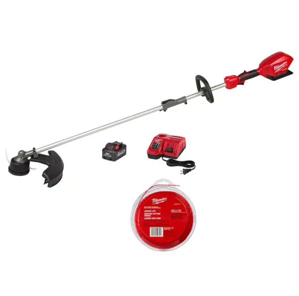 2825-21ST-49-16-2713 M18 18V Lithium-Ion Brushless Cordless String Trimmer with Quik-Lok Attachment Capability, 250 ft. Trimmer Line