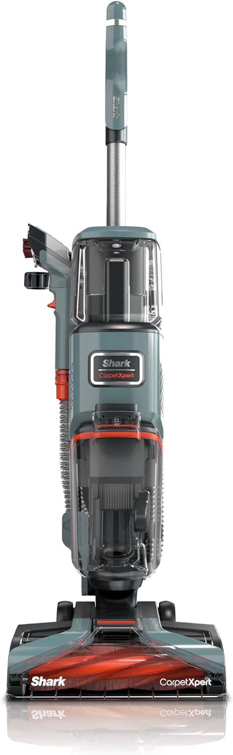 Upright Carpet, Area Rug & Upholstery Cleaner with StainStriker, Built-in Spot & Stain Cleaner, Perfect for Pets, Deep Cleaning & Tough Stain Removal, Carpet Shampooer, Cyan