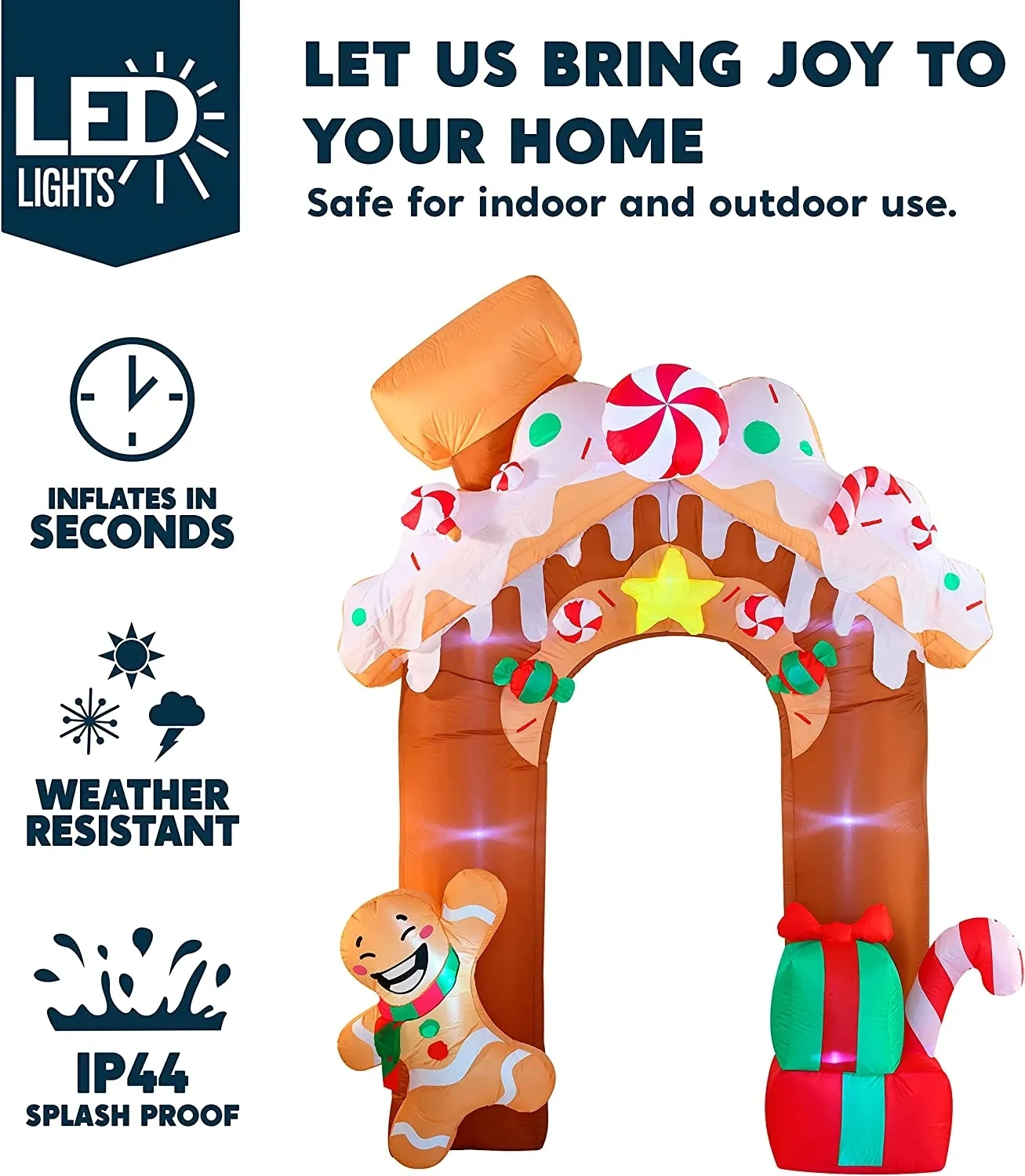 10ft Christmas Iatable Gingerbread House